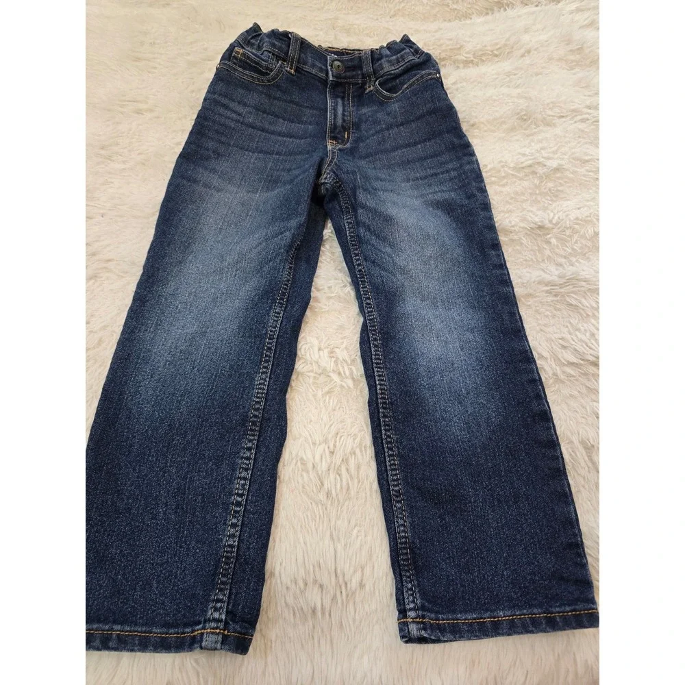 OshKosh B'gosh Classic Kids Jeans Size 6R Adjustable Waist Denim